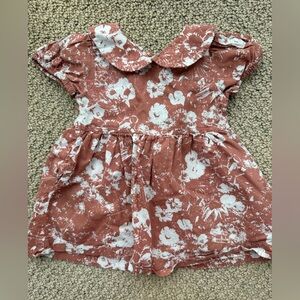 Kate Quinn Rust and White Floral Dress